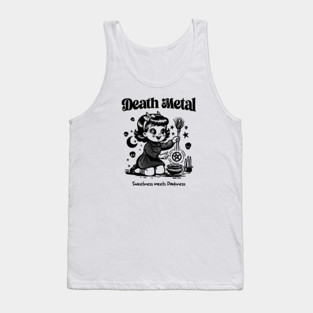DEATH METAL Tank Top by artslaves