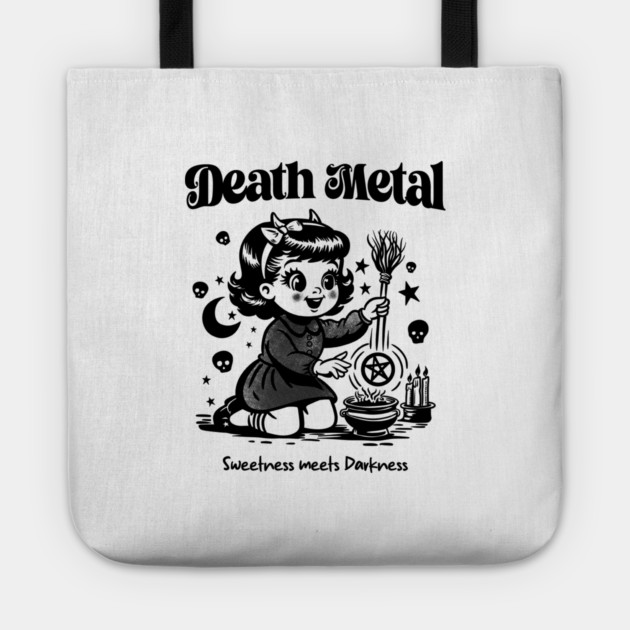 DEATH METAL Tote by artslaves