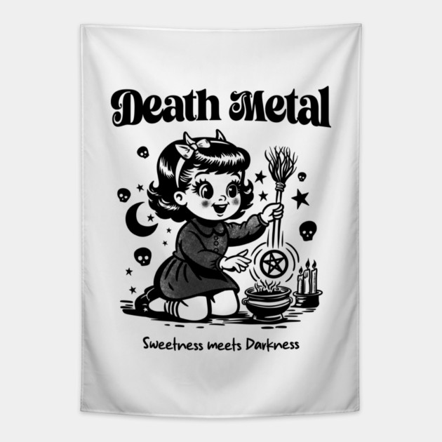 DEATH METAL Tapestry by artslaves