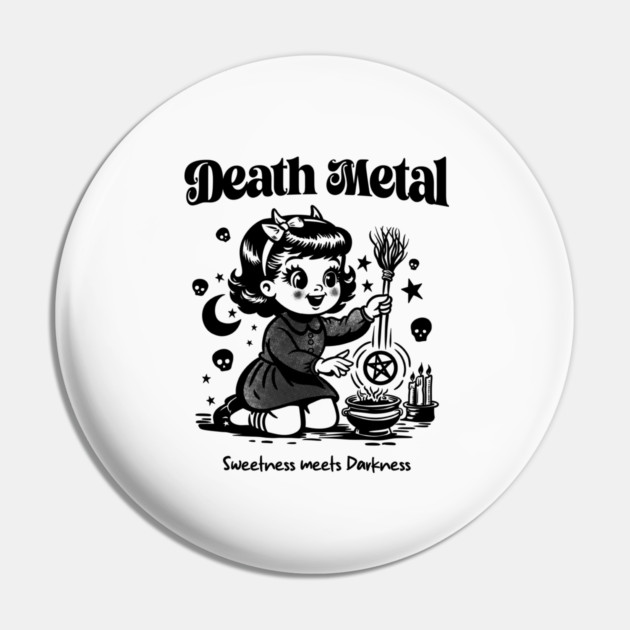 DEATH METAL Pin by artslaves