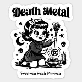 DEATH METAL Sticker