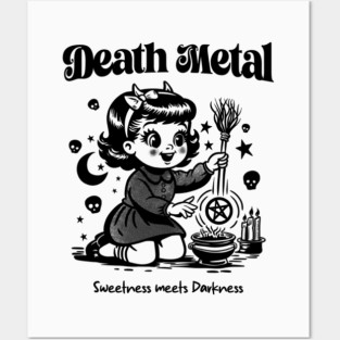 DEATH METAL Posters and Art