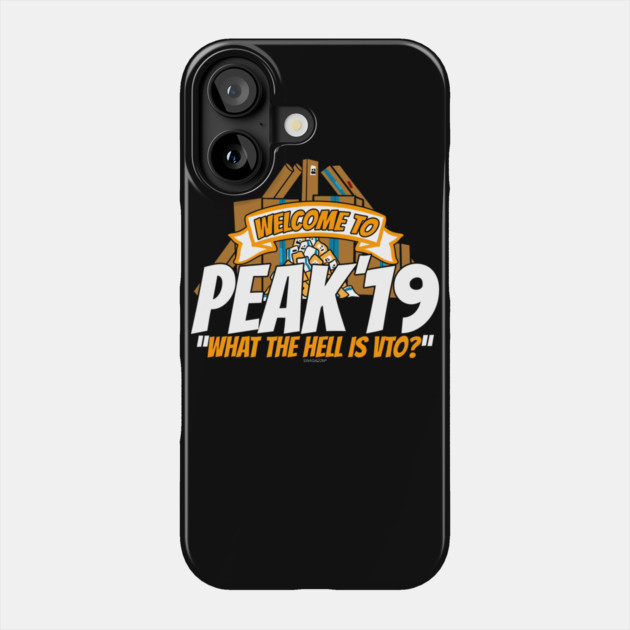 Peak 19 What The Hell is VTO 2019 Phone Case by belownormal