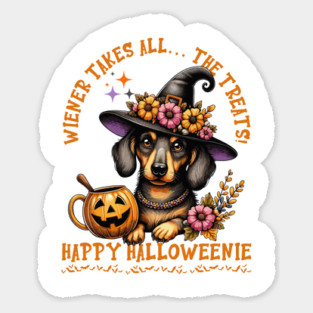 Halloween Dachshund Magnet