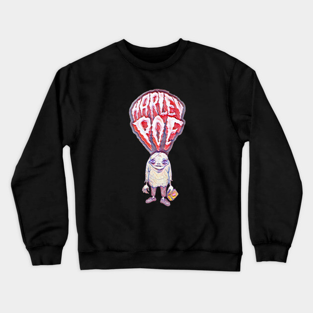 Harley Poe Crewneck Sweatshirt by Pete the Cat Guy