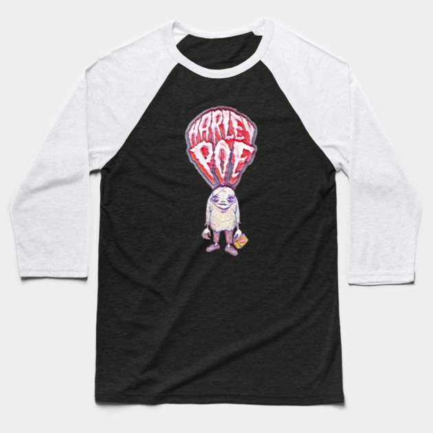 Harley Poe Baseball T-Shirt by Pete the Cat Guy