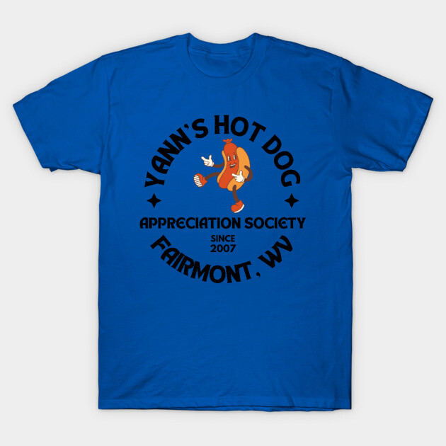 Yann's Hot Dog Appreciation Society T-Shirt by casualteesinc