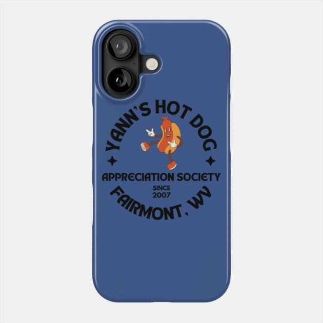 Yann's Hot Dog Appreciation Society Phone Case by casualteesinc