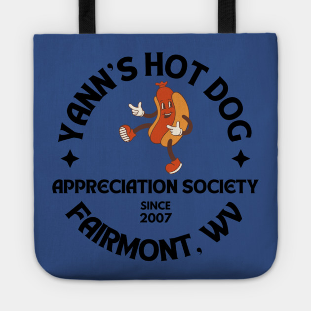Yann's Hot Dog Appreciation Society Tote by casualteesinc