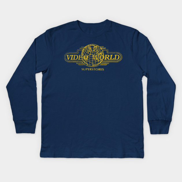 Video World Superstore Kids Long Sleeve T-Shirt by casualteesinc