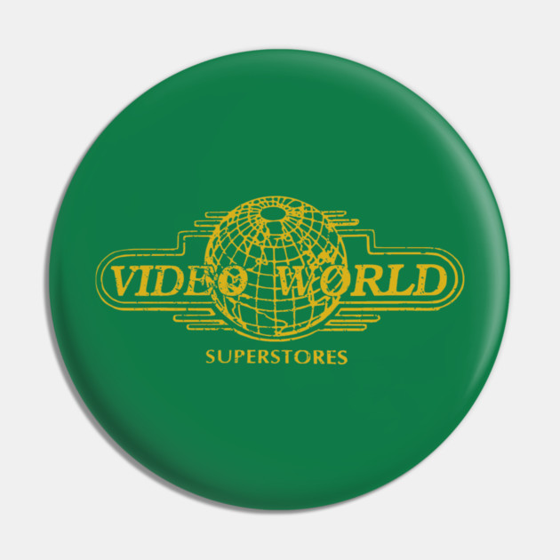 Video World Superstore Pin by casualteesinc