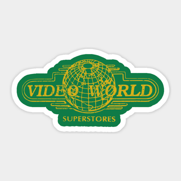 Video World Superstore Sticker by casualteesinc