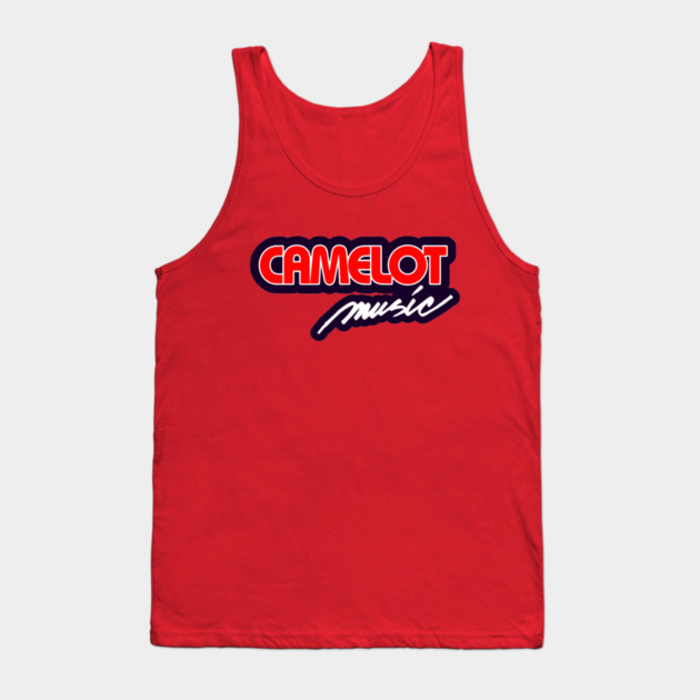 Camelot Music Retro Logo Tank Top by casualteesinc