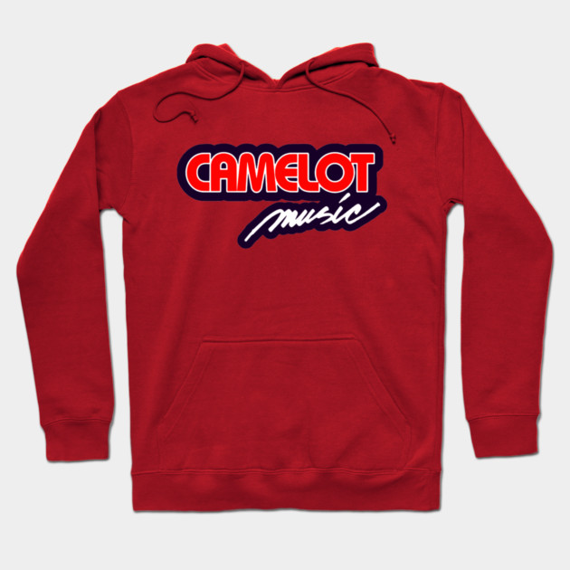 Camelot Music Retro Logo Hoodie by casualteesinc