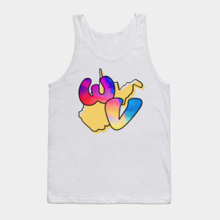 Funky West Virginia Tank Top