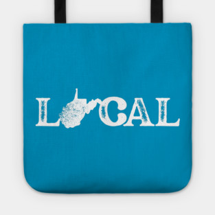 West Virginia Local White Tote