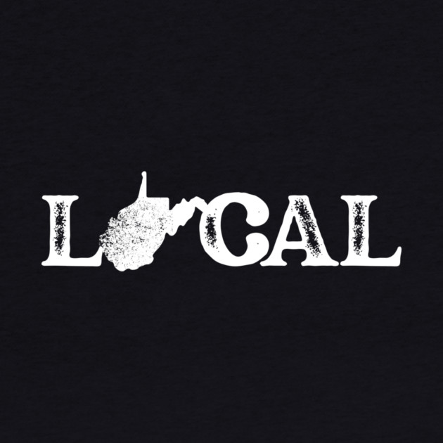 West Virginia Local White by casualteesinc