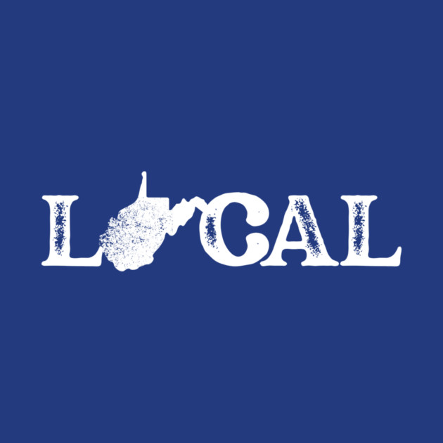 West Virginia Local White by casualteesinc