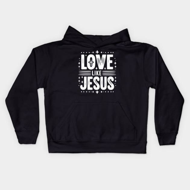 Love is Jesus Kids Hoodie by Frank Ring