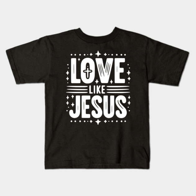 Love is Jesus Kids T-Shirt by Frank Ring