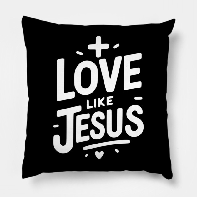 Love is Jesus Pillow by Frank Ring