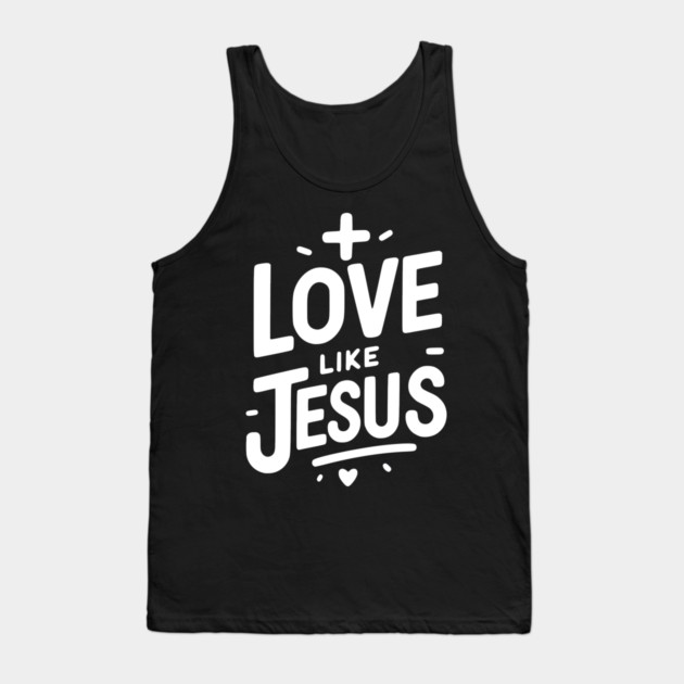 Love is Jesus Tank Top by Frank Ring
