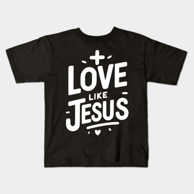 Love is Jesus Kids T-Shirt by Frank Ring