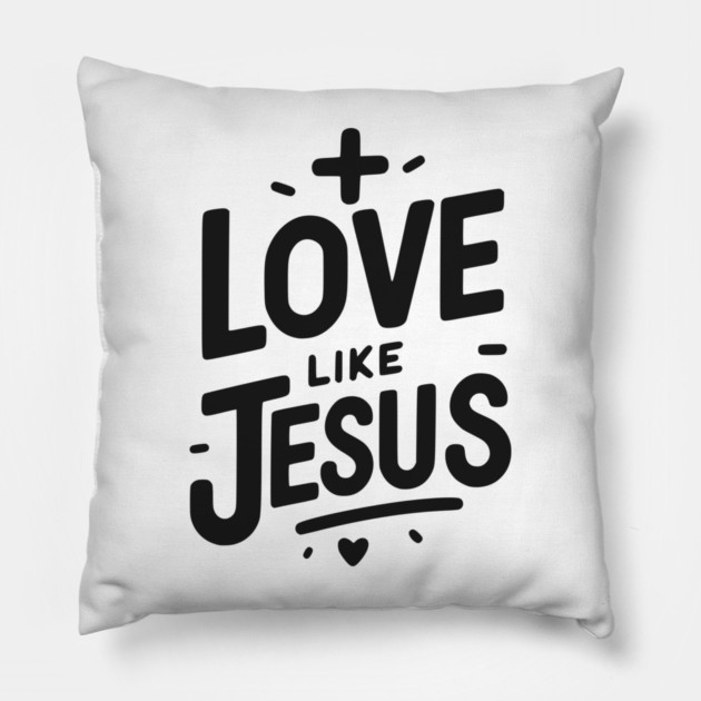 Love is Jesus Pillow by Frank Ring