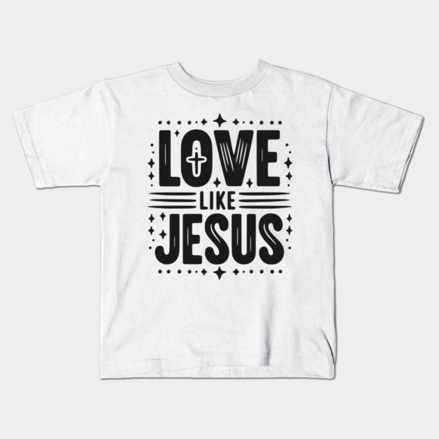 Love is Jesus Kids T-Shirt by Frank Ring