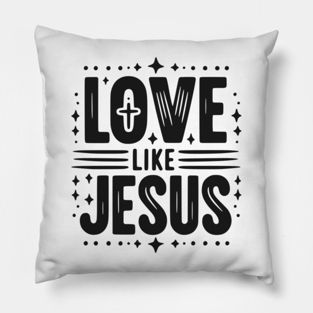 Love is Jesus Pillow by Frank Ring