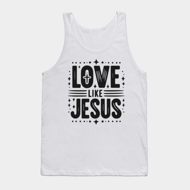 Love is Jesus Tank Top by Frank Ring