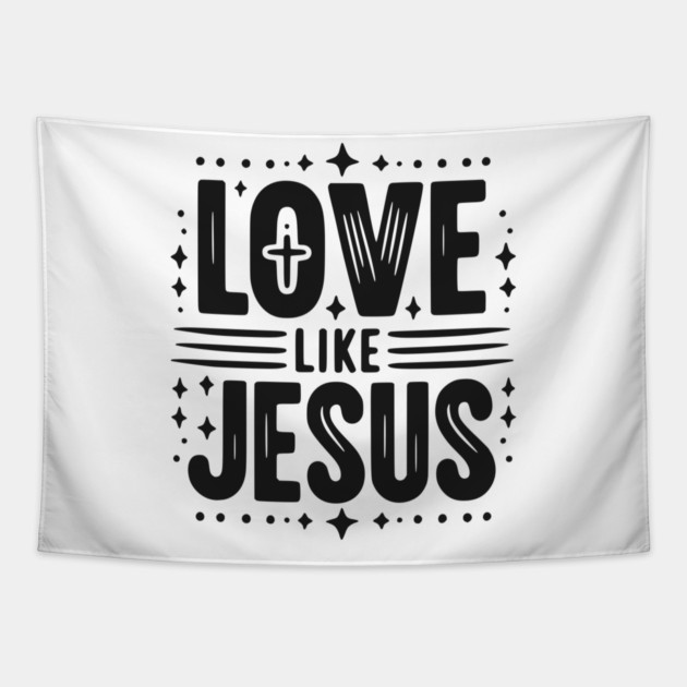 Love is Jesus Tapestry by Frank Ring