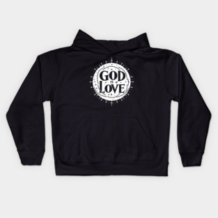 God is Love Kids Hoodie