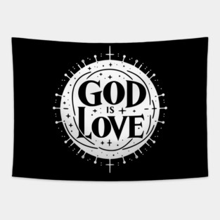 God is Love Tapestry