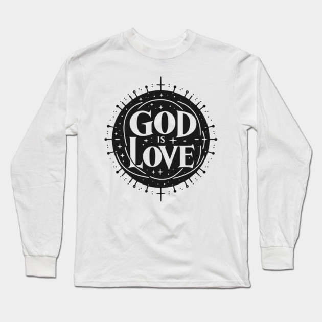 God is Love Long Sleeve T-Shirt by Frank Ring