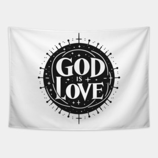 God is Love Tapestry