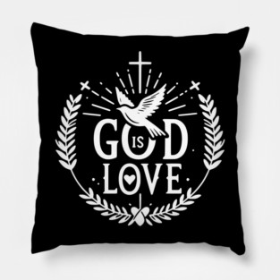 God is Love Pillow