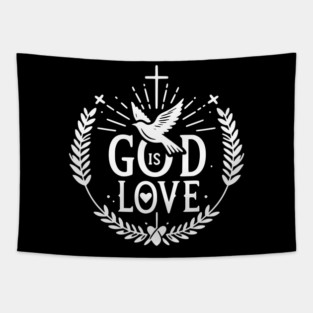 God is Love Tapestry