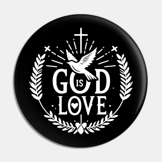God is Love Pin by Frank Ring