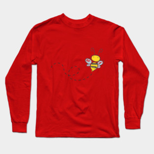 Bee Sketch Long Sleeve T-Shirt