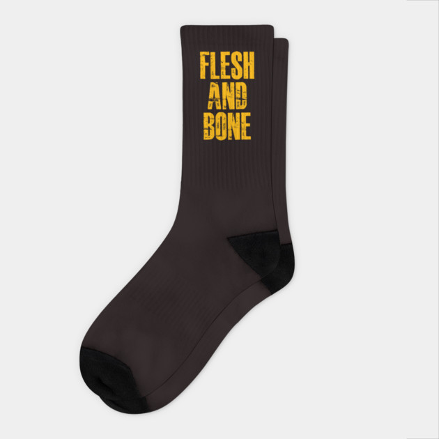 FLESH AND BONE Socks by artslaves