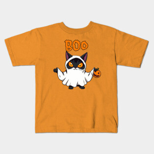 Ghost Cat Kids T-Shirt