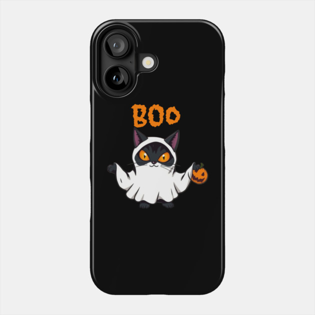 Ghost Cat Phone Case by Pete the Cat Guy