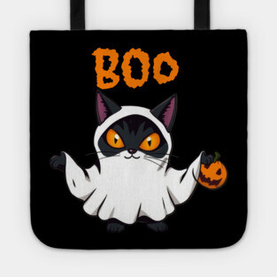 Ghost Cat Tote