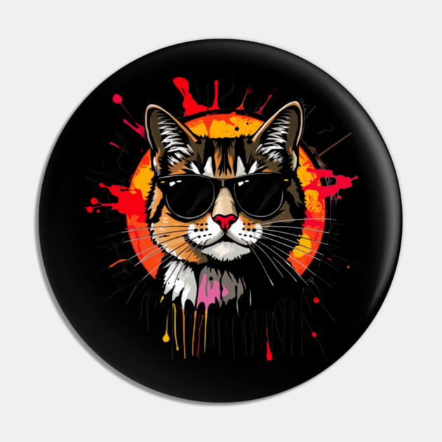 Cool Cat (Jackson Pollock inspiration) Pin by Pete the Cat Guy