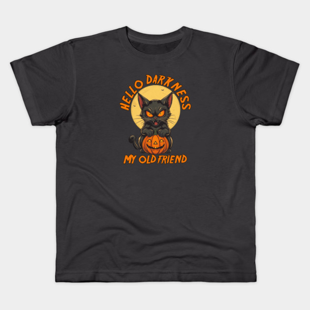 Halloween Cat Kids T-Shirt by Pete the Cat Guy