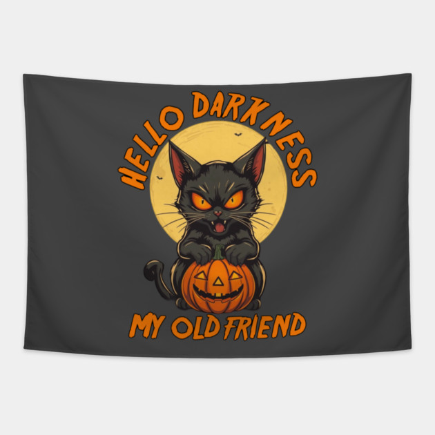 Halloween Cat Tapestry by Pete the Cat Guy