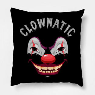 Halloween Clown, Creepy Clown, Clownatic, Scary Clown, Evil Clown, Halloween, Clown Face, Clown Masks, Circus, Halloween Pillow