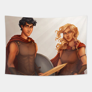 Percy and Annabeth - version 1 Tapestry