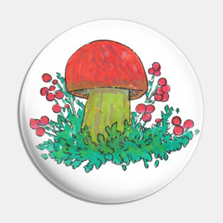 Mushroom Pin